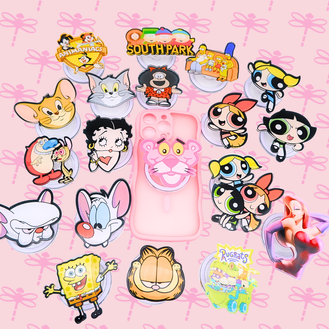 Pop Socket Magnéticos Cartoons 90s