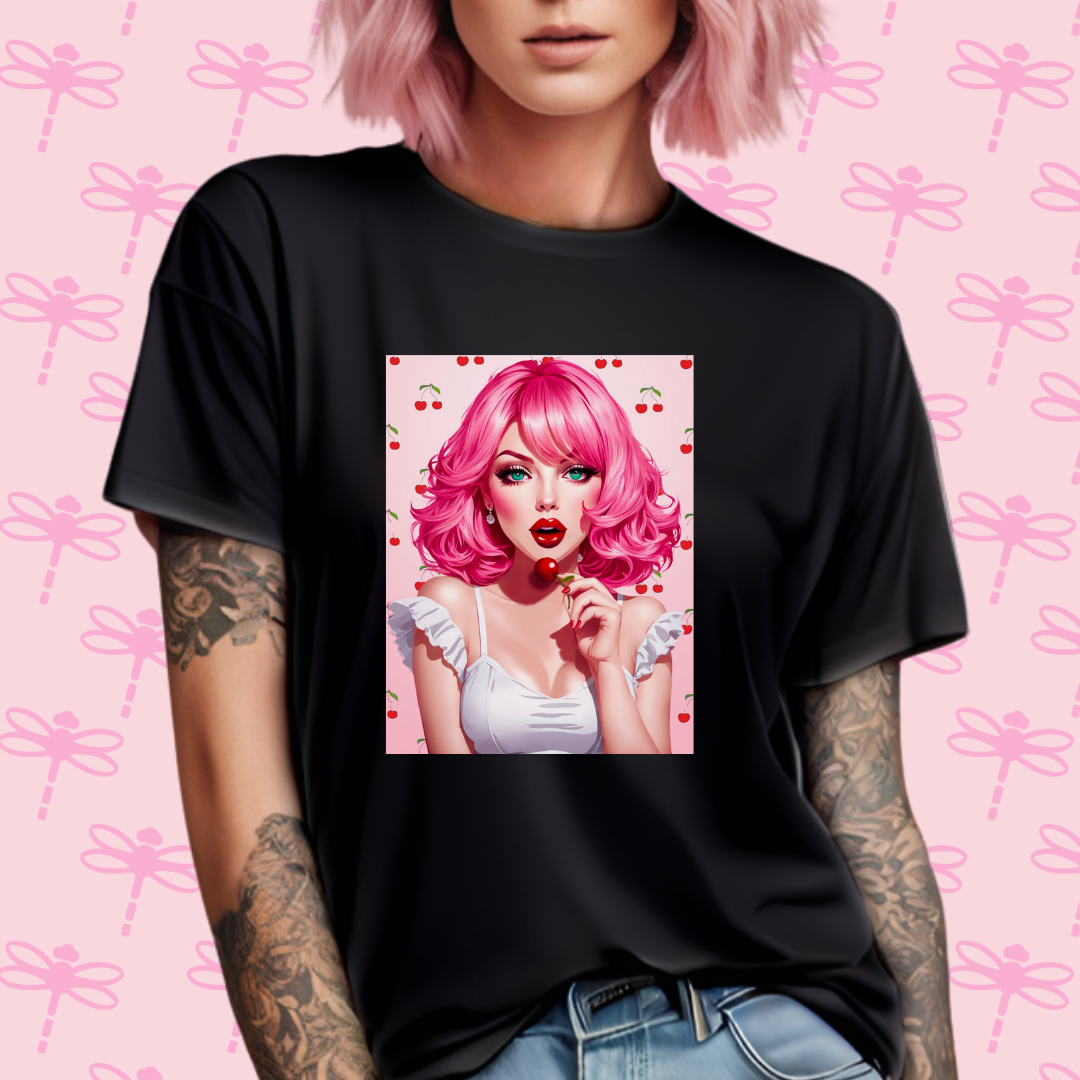 Cherry Pink T-Shirt